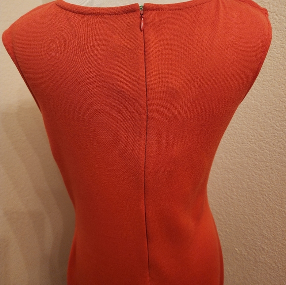 NWT St John Couture Coral Colored Dress and Jacket - Picture 3 of 11